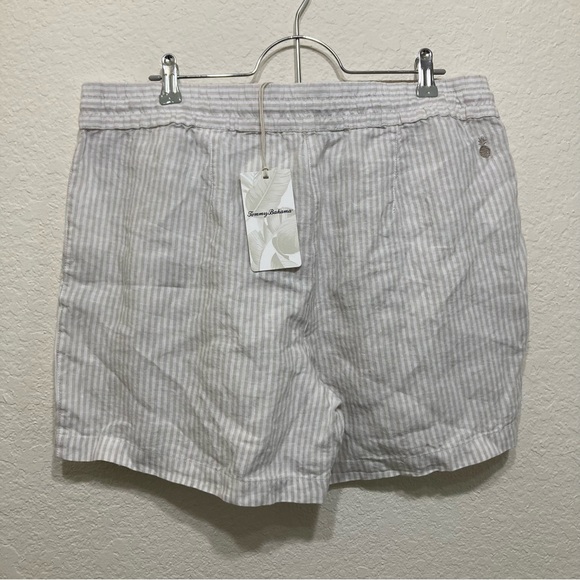 Tommy Bahama Linen Shorts Sunshine Waves 100% Linen Size L - Picture 7 of 9